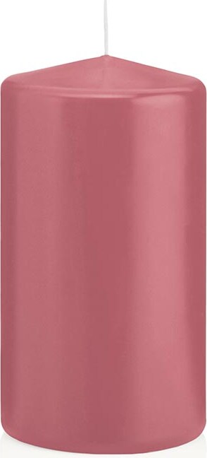 Stumpenkerzen Erdbeerrosa 200 x Ø 78 mm, 8 Stück