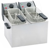thumbnail of ROLLER GRILL Fritteuse mit zwei Becken, 2 x 5 Liter, Abmessung 390 x 425 x 320 mm (BxTxH)