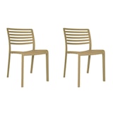thumbnail of Resol LAMA Chaise Intérieur, Extérieur Set 2 Sable