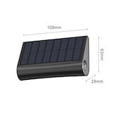 thumbnail of Lumisky TWILY 100LM Solar-Wandleuchten Plastik Schwarz