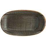 thumbnail of 6 x Aura Space Gourmet Platte oval 34x19cm * - Bonna  Premium Porcelain