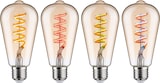 thumbnail of Paulmann Filament 230V Smart Home Zigbee 3.0 LED Kolben ST64 E27  3x470lm 3x6,3W RGBW+ dimmbar Gold 29164