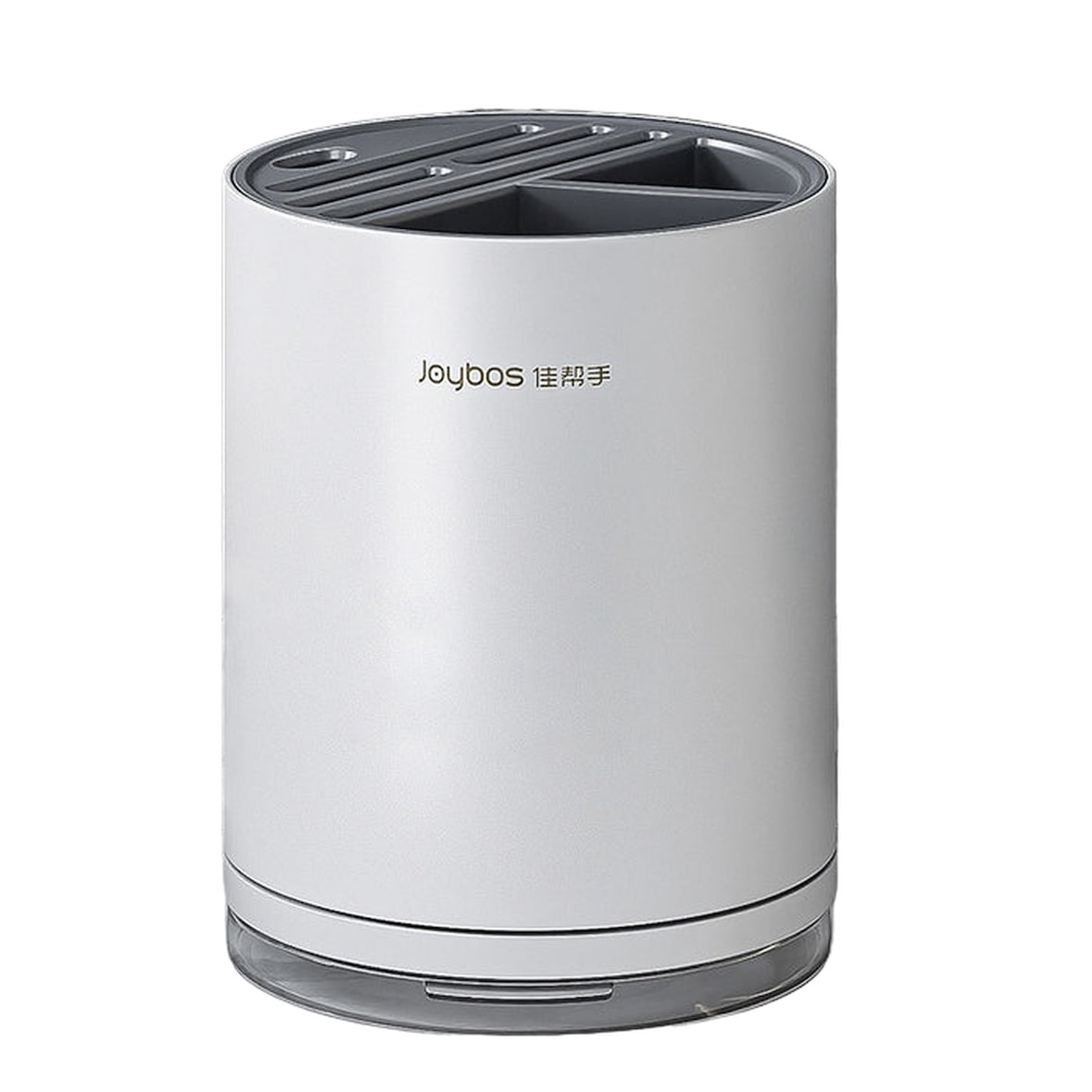 Joybos - Ronde messenorganizer met universele gleuf voor keuken, wit