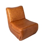 thumbnail of Fauteuil détente cuir L56 x P81 x H71 - Assise 36 cm