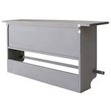 thumbnail of Küchenregal HWC-C49, Haushaltsregal Regal, Vintage mit 5 Schubladen 32x65x13cm ~ Shabby Look, grau