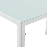 thumbnail of Helloshop26 - Tavolo da pranzo per cucina/soggiorno vetro gambe in acciaio 105 cm bianco 03_0006261