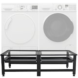 thumbnail of DELUKE® Waschmaschinen Untergestell doppelt DAVID für je 200kg UNIVERSAL Doppeluntergestell Waschmaschinen Unterschrank Waschmaschinen Sockel Schwarz