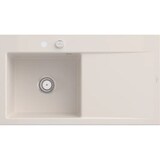thumbnail of Villeroy&Boch Spülbecken mit Abtropffläche rechts, Subway Style 50 Crema 90x51cm, Keramik, Excenterbetätigung