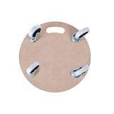 thumbnail of aro Carro de transporte redondo, MDF / TPE + PP, Ø 38 x 11 cm, com 4 rodas, castanho