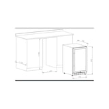 thumbnail of Vinoteca Vinobox 40 1T inox. 37 botellas, de 5 °C a 18 °C, 90 W, 5 baldas de madera extraíble