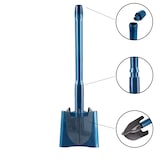 thumbnail of BEM Toinado WC-Bürste, Klobürste, Toilettenbürste mit Halter und Randreiniger für Bedezimmer, Bad und WC-Reiniger, befüllbarer Stiel mit Dosierung