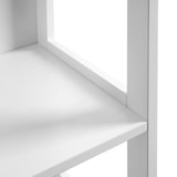 thumbnail of Helloshop26 - Hoher Badezimmerschrank mit 2 Schubladen und 3 offenen Regalböden 30 x 30 x 141,5 cm für Badezimmer Wohnzimmer Küche 12_0006521