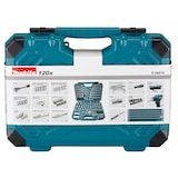 thumbnail of Makita Werkzeug-Set 120-tlg E-06616 | im Koffer Schlüssel universal Bits