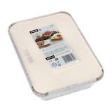 thumbnail of Starpak, Schalen, aluminium + ingelegd deksel, PE-gecoat hoekig 0,8 l 4 cm x 15 cm x 21,4 cm