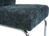 thumbnail of 6er-Set Esszimmerstuhl HWC-G56, Küchenstuhl Freischwinger Stuhl Lehnstuhl, Metall Stoff/Textil Chenille ~ blau-grün