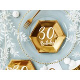 thumbnail of 30. Geburtstag Geburtstagsdeko Party Set Zahl 30 Jahre gold Partyartikel
