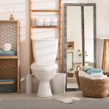 thumbnail of Relaxdays Toilettenbürste, 3er Set, WC-Bürste, Ersatz, abnehmbarer Bürstenkopf, Klobürste Edelstahl, HxD 35 x 8 cm, weiß