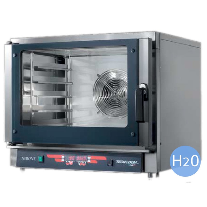 Horno de convección Tecnodom FEDL05NEMIDVH2O - 5 bandejas GN1/1 o 60x40 cm - Digital