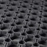 thumbnail of Tapis caillebotis caoutchouc noir 50 x 80 cm