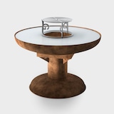 thumbnail of Brasero barbecue plancha Grandgousier 1000 rond sur pieds