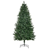thumbnail of Árbol de Navidad Artificial 180 cm Ignífugo con 724 Ramas con 2 Tipos de Puntas de PVC Base Plegable  Soporte de Acero Decoración Navideña de Interior