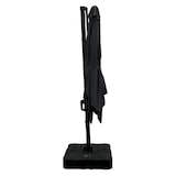 thumbnail of Gastro Ampelschirm Rome Grau, quadratisch, 3 × 3 m, 8 Streben, 210 g/m² Polyester, wasserabweisend, höhenverstellbar, 360° drehbar, ohne Volant