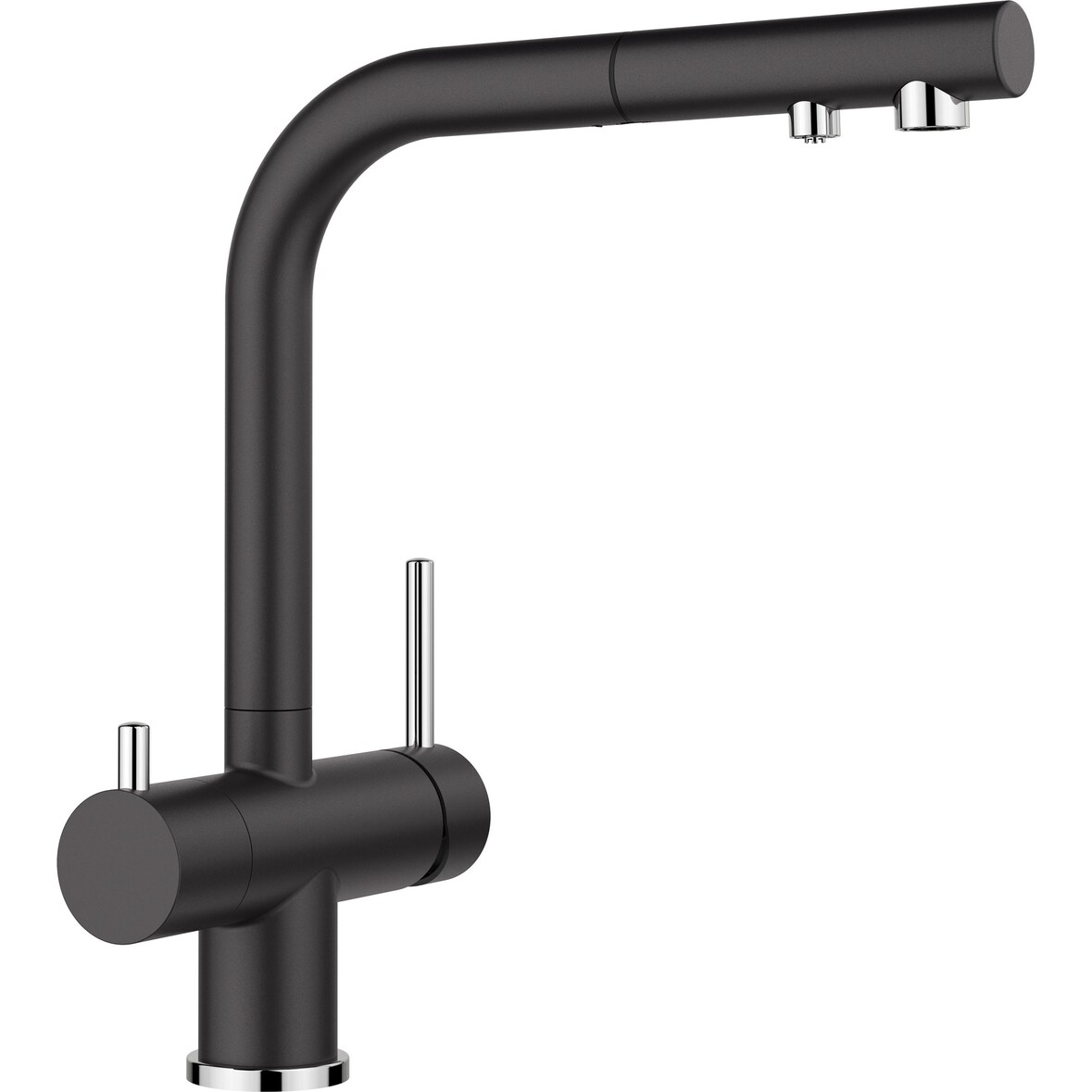 BLANCO FONTAS-S II Filter Armatur, Wasserhahn silgranitschwarz Hochdruck