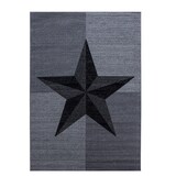 thumbnail of Teppich Waschbar Sterne Modern Strapazierfähig Esszimmer Flur Grau 160x230 cm OEKO-TEX Fußbodenheizung geeignet – INN von Kadima Design