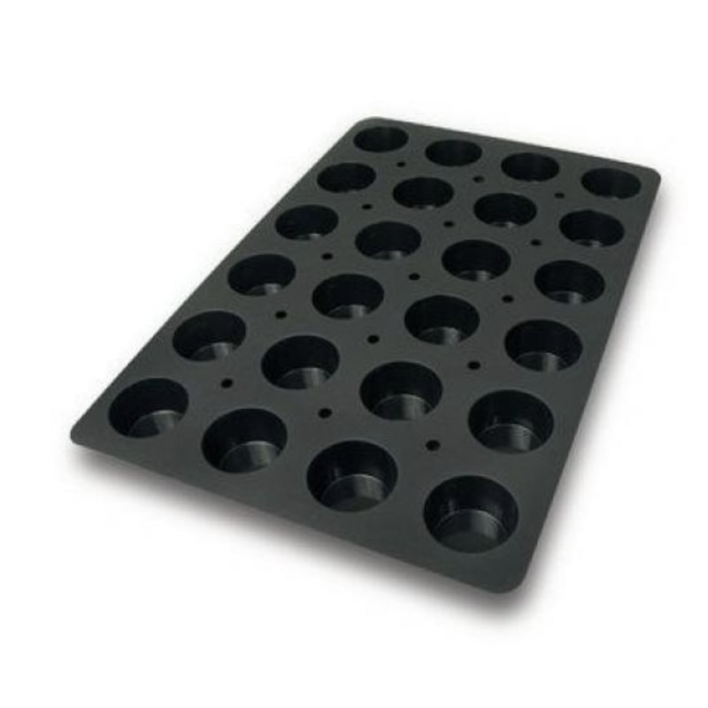 Moule à Gâteaux en Silicone Forme Muffin - 24 Pièces - Lacor