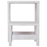 thumbnail of MUEBLEAR - Trittleiterhocker 2 Stufen Weiß 32 x 23 x 40 cm