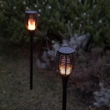 thumbnail of Lumisky Tocha com efeito de chama MAITY SUN H80CM Plástico Preto