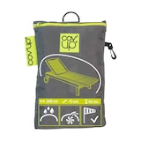 thumbnail of Grijze polyester hoes voor ligstoel en ligbed