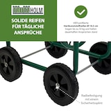 thumbnail of Schlauchwagen Basic 4 Räder 95,5 x 58 cm Stahl, für 50 m 3/4 Zoll Gartenschlauch grün