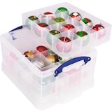 thumbnail of Really Useful Box opbergdoos 21 l, met 2 inzetbakjes, transparant