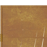 thumbnail of vidaXL Poort grasontwerp 105x130 cm cortenstaal