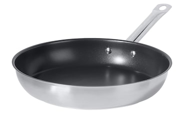METRO PROFESSIONAL Frigideira, aço inoxidável, Ø 24 cm, altura: 7.6, revestimento antiaderente Teflon, indução, resistente ao forno