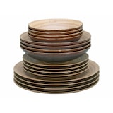 thumbnail of CreaTable Neapel Sand Tellerset 16-tlg Steinzeug