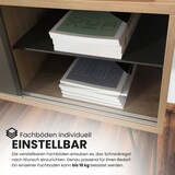 thumbnail of Bisley MultiRange Sideboard in Weiß - Büroschrank mit Schiebetüren 100cm breit, Retro-Design Kommode aus Holz & Metall, Schrank für Ordner, Bücher &