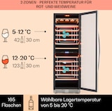 thumbnail of Klarstein Vinovilla Grande 165 Built-in Duo Weinkühlschrank 425l 165Fl. Glastür Schwarz