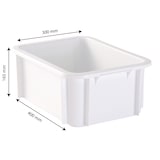 thumbnail of GILAC Bac renforcé 400 x 300 - 12 L - Blanc G119521