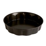 thumbnail of Quid Sweet Grey Tief gerillte Kuchenform aus lackiertem Stahl 28x5cm Schwarz.