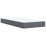 thumbnail of vidaXL Boxspringbett mit Matratze Dunkelgrau 90x190 cm Samt