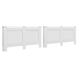 thumbnail of vidaXL Radiatorkappen 2 st. Wit MDF : Afmeting - 152 x 19 x 81,5 cm