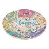 thumbnail of 10 Teller, Pappe rund Ø 23 cm "Funny Monsters"