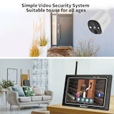 thumbnail of SecuFirst CWL401W2 Met 7 inch monitor en 2x Draadloze Beveiligingscamera - Wit