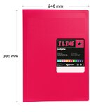 thumbnail of Pasta com 10 capas Poliplás “LIKE” Fucsia