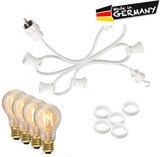 thumbnail of Illu- Party Garten Lichterkette Außenlichterkette 5m weiß 10 LED Edison Filament