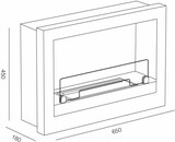 thumbnail of Tecno Air System - Biokamine von Wand zu Decke - Treviso - Schwarz