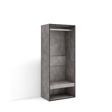 Open Kledingkast, Inloopkast, kledingrek, 60x35x145cm, Voor slaapkamer ...