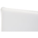 thumbnail of Banco de bar em couro sintético Limon branco/preto